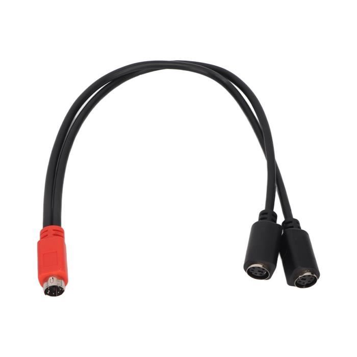 Câble DIN 6 Broches Mâle-Femelle - Rallonge 3m Pour Audio/Données - Plug & Play, PVC Souple