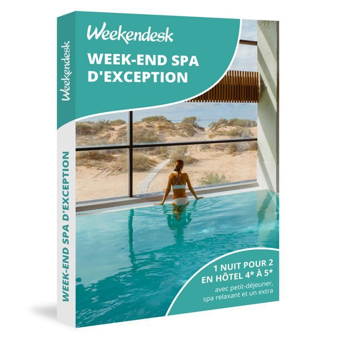 Weekendesk - Coffret cadeau - Week-end spa d'exception-1 nuit pour 2 en ...