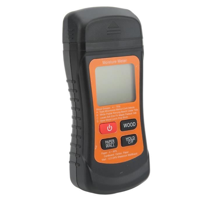 YOSOO Testeur d'humidité pour mur Outil d'affichage numérique de testeur de détecteur de température de compteur d'humidité du