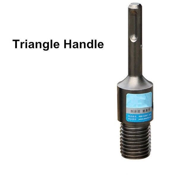 ENCLUME,Triangle Shank--Tige'extension de foret à eau M22, ouvre trou