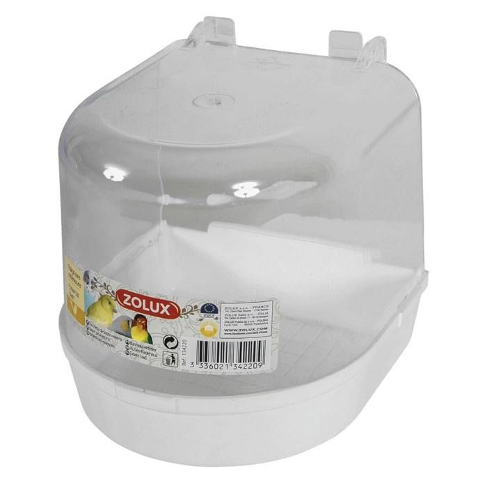 Baignoire Extérieure Zolux Pour Oiseaux - Fond Blanc - Naturelle