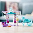 LEGO® 43209 Disney Elsa Et L’Écurie De Glace De Nokk, Jouet de la Reine des Neiges à Construire, avec Mini-Poupées et Cheval-1