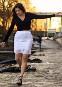 Jupe Femme Blanc : courtes ou longues, unies ou imprimés