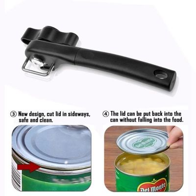 Ouvre-Boîte Manuel Inox - Compact Et 2 En 1