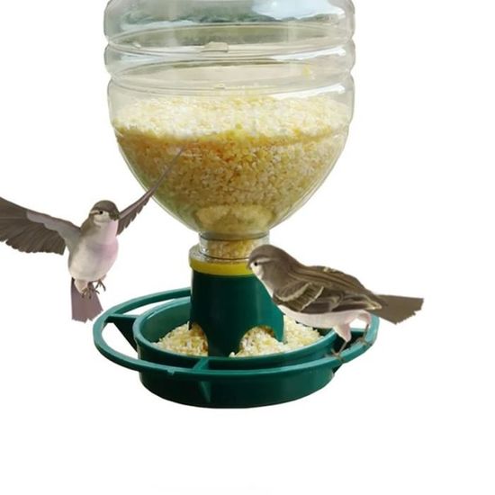 Mangeoire à oiseaux, pendaison mangeoires à oiseaux sauvages plastique  écologique mangeoire à graines suspendue pour attirer [A215] - Cdiscount