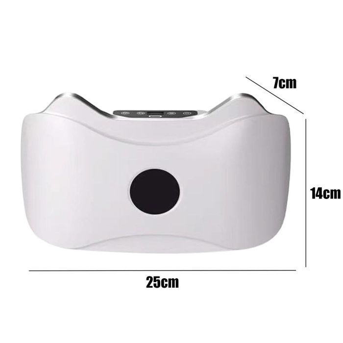 RUICUBEI – Masseur Abdominal électrique 7 Aimants, 3 Vitesses, Rechargeable USB, Pour Ventre, Dos, Cou – Noir