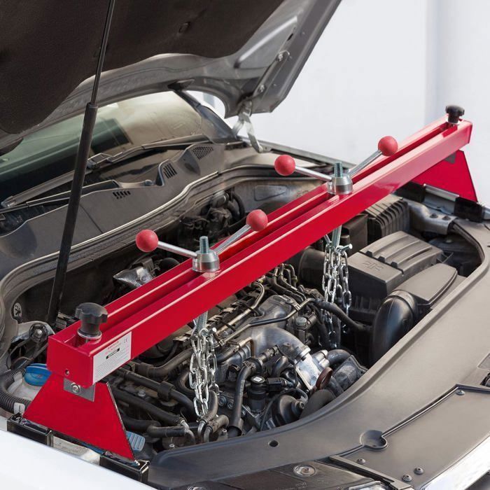 Kit De Levage Moteur Avec Barre De Support Et Anneaux - Charge 2500 Kg