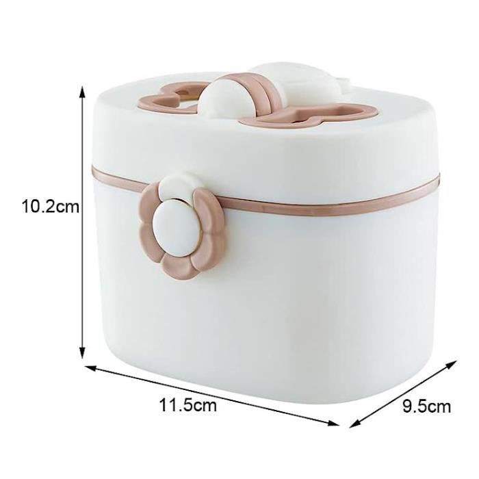 Boîte doseuse de lait bébé,Doseur De Lait Bebe avec cuillère,Boite Lait En  Poudre Bebe avec couvercle danneau en silicone scellé,1pc - Cdiscount  Puériculture & Eveil bébé