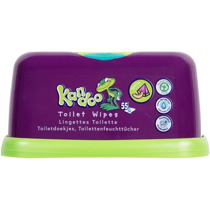 Kandoo - Boîte Rechargeable Distributrice de 55 Lingettes Melon - Lingettes  Humides Jetables Adaptées aux Enfants[4] - Cdiscount Puériculture & Eveil  bébé