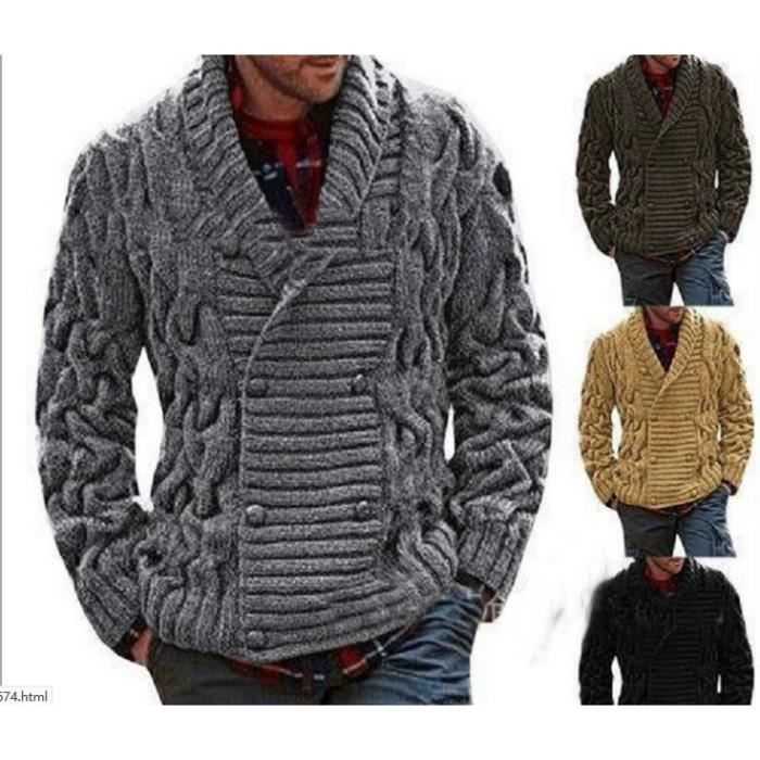 Cardigan homme hot sale pas cher