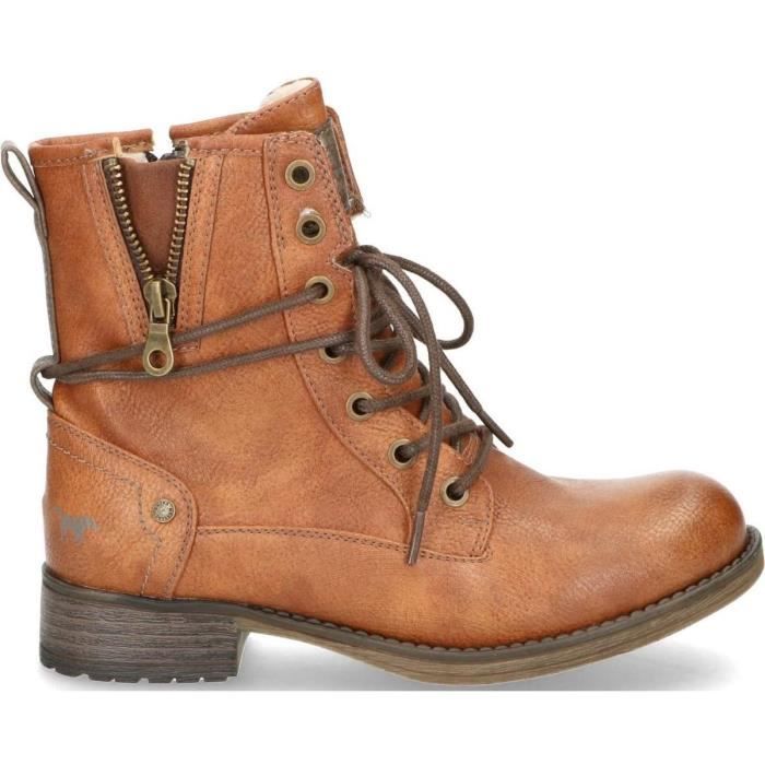 Bottines mustang clearance femme marron