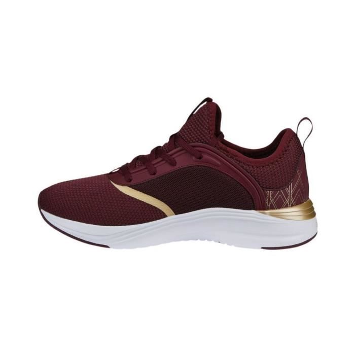 Chaussures PUMA Softride Ruby Deco Glam W Bordeaux Femme Adulte