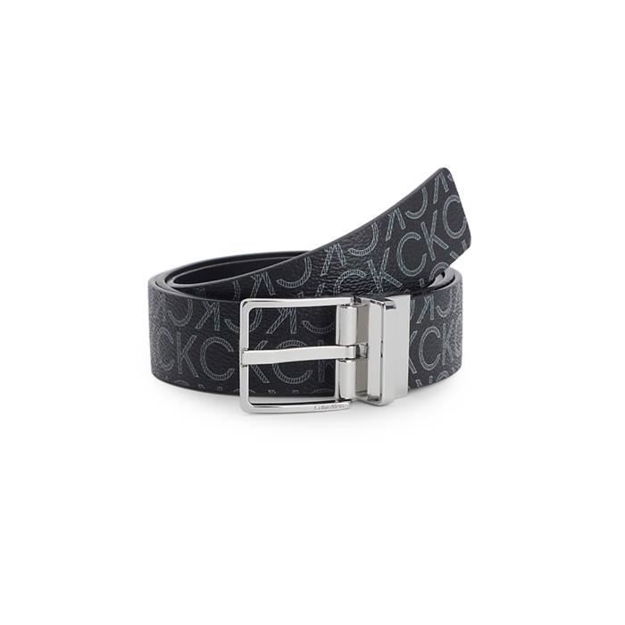 CALVIN KLEIN Ceinture Homme Noir Polyester GR77525 Noir