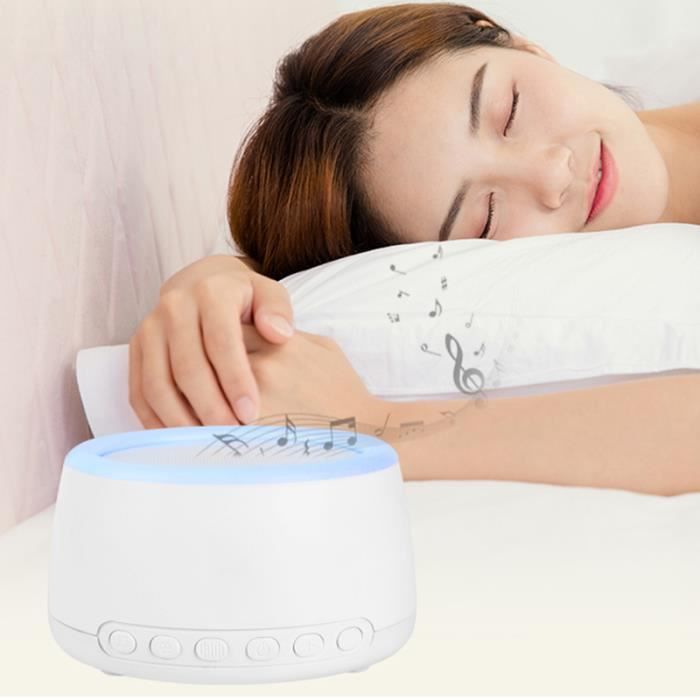 Machine de bruit de sommeil d'arrêt chronométré de machine de bruit blanc  pour la relaxation de sommeil pour l'adulte de bébé - Cdiscount  Electroménager