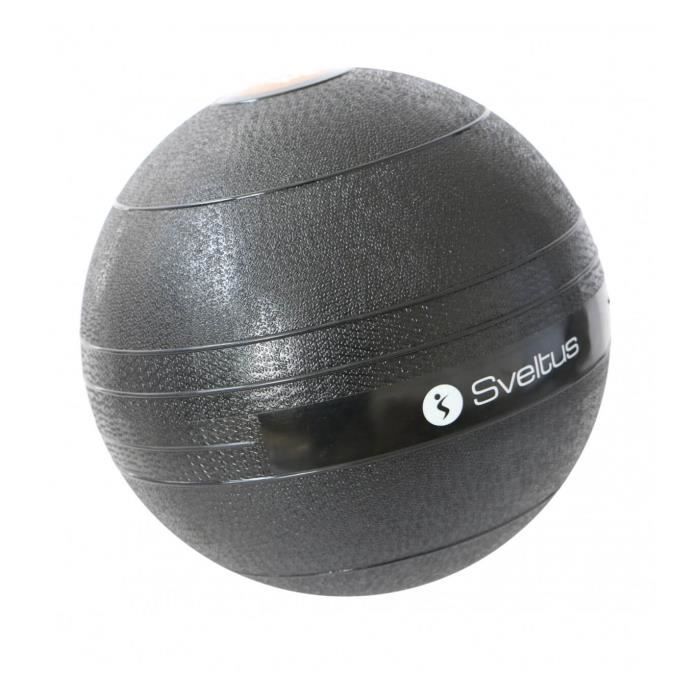Sveltus Médecine Ball 2 Kg Noir/Orange - Pour Coordination Force Et Explosivité