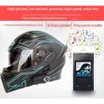 Bluetooth intégré Casque Moto Modulable pour Homme Femme,Casque Moto Racing avec Système de Ventilation, ECE Homologué Adulte Inté-2
