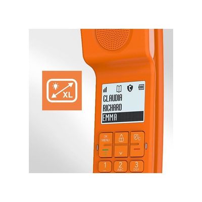Alcatel Epure Iconic - Teléfono Fijo inalámbrico DECT - Diseño Vintage