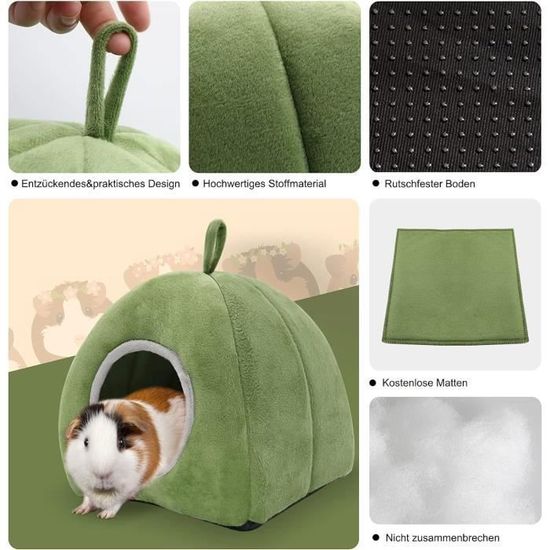 Niche Pour Cochons D'inde, Accessoires Lapins, Nichoir Pour Petits Animaux Pour Cochons D'inde, Hamsters