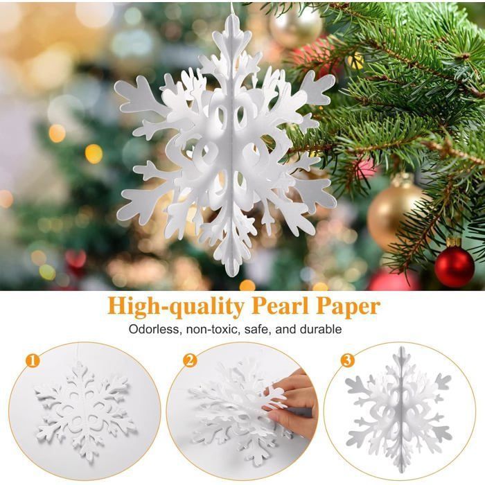 Décoration De Noël En Liquidation! Pendentifs De Décoration De Sapin De Noël, Flocons De Neige De Noël, Entrepôt. Soldes & Offres 36