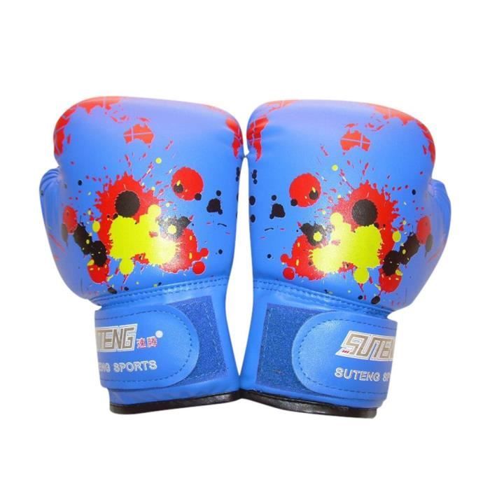Gants de boxe de bande dessinée pour enfants Kickboxing Sac de boxe  formation combat âge 3-10 @kinjgoki504 - Cdiscount Sport