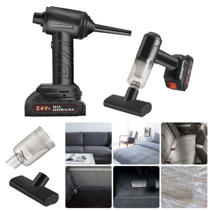 Aspirateur à Main 21000Pa Sans Fil 4-en-1 Pour Voiture Et Maison Moteur Sans Balai 3 Niveaux Reglables Vidage 1 Touche 96873957