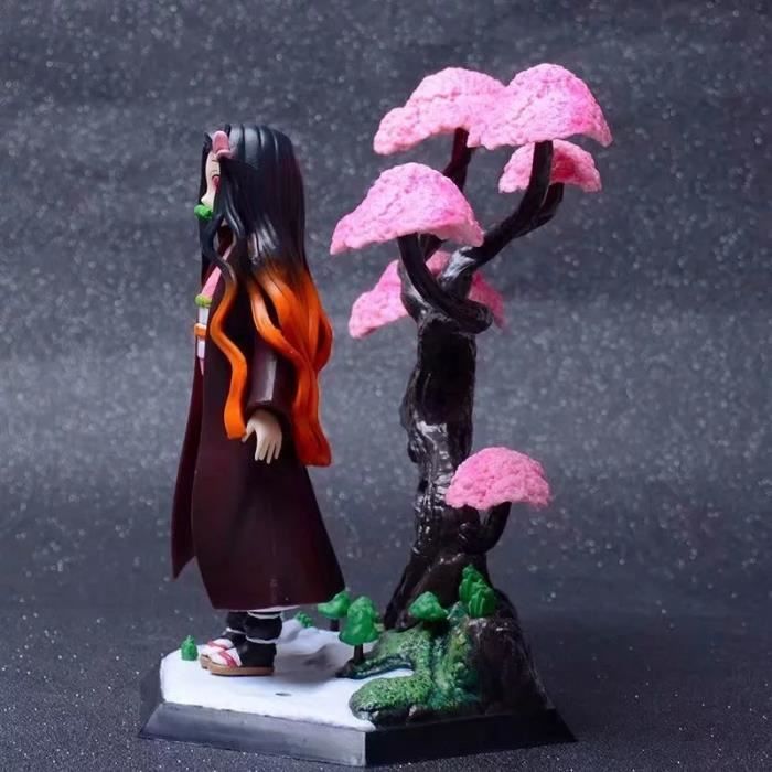 Demon Slayer Kimetsu no Yaiba Sakura scène Nezuko figurine modèle