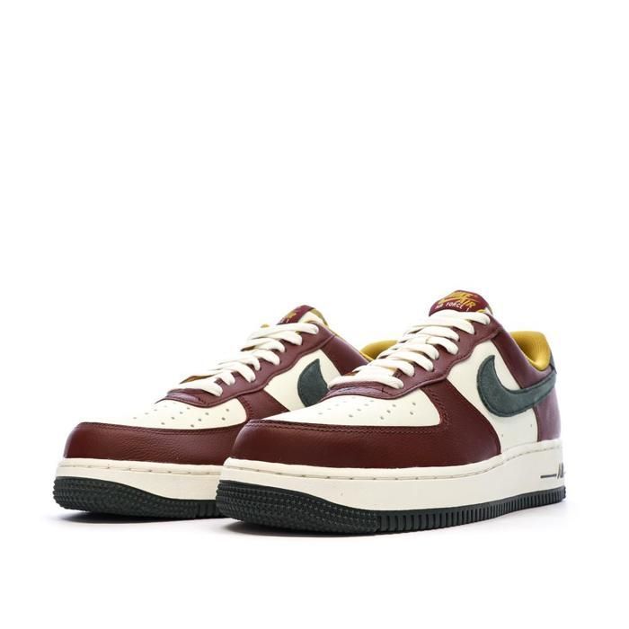 Baskets Bordeaux/Écru Homme Nike Air Force '07 Écru Cdiscount