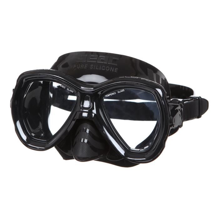 SEAC Masque de plongée Elba - Médium - Noir