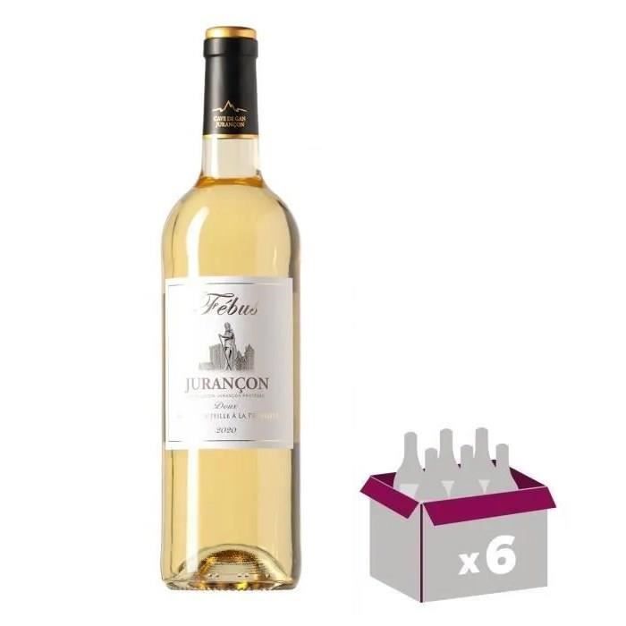 Jurançon Febus Vin doux du Sud Ouest - Blanc - 75 cl x6