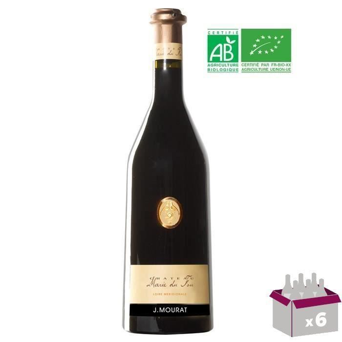 Château Marie du Fou 2021 Fiefs Vendéens - Vin rouge de la Vallée de la Loire x6