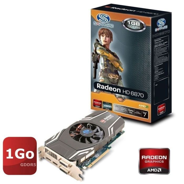 Sapphire AMD Radeon HD6870 1Go GDDR5