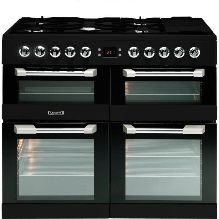LEISURE CS100F520K Piano de cuisson gaz 5 foyers - Fours électrique - Catalyse - 33L - A - Noir