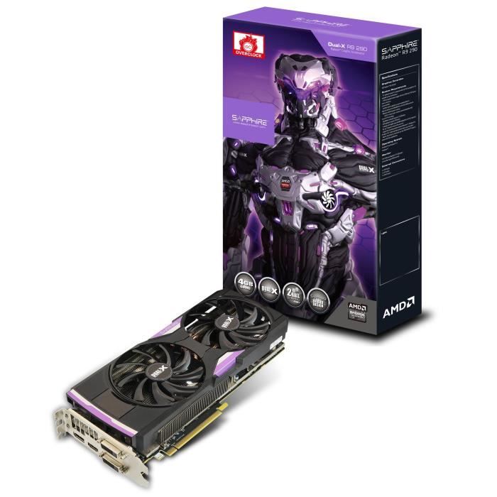 Sapphire Radeon R9 290 Dual X Oc 4go Cdiscount Informatique