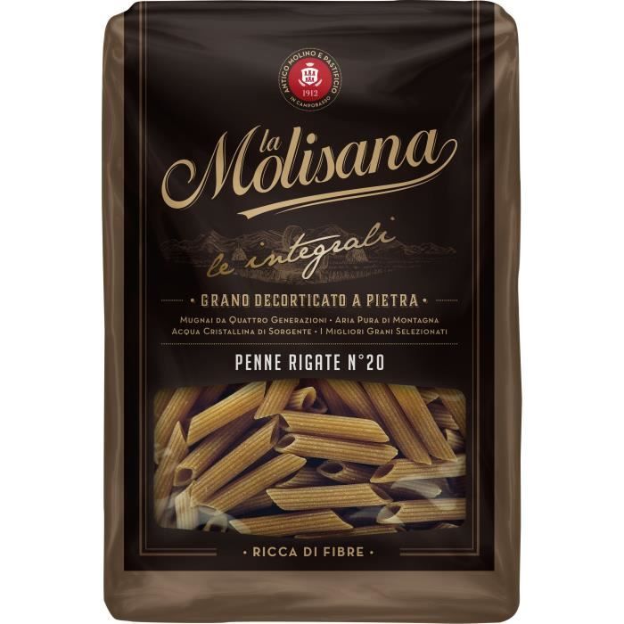 LA MOLISANA Pâtes Penne Rigate Intégrale N°20 500 g Cdiscount Au quotidien