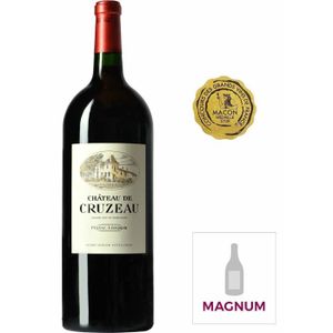 VIN ROUGE Magnum Château de Cruzeau 2020 Pessac Léognan - Vin Rouge de Bordeaux