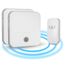 1 par un simple carillon sonnette sans fil de porte Kit 2 Plug-in récepteurs /& 1 pousser...