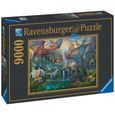 Ravensburger - Puzzle 9000 pièces - La forêt magique des dragons-0