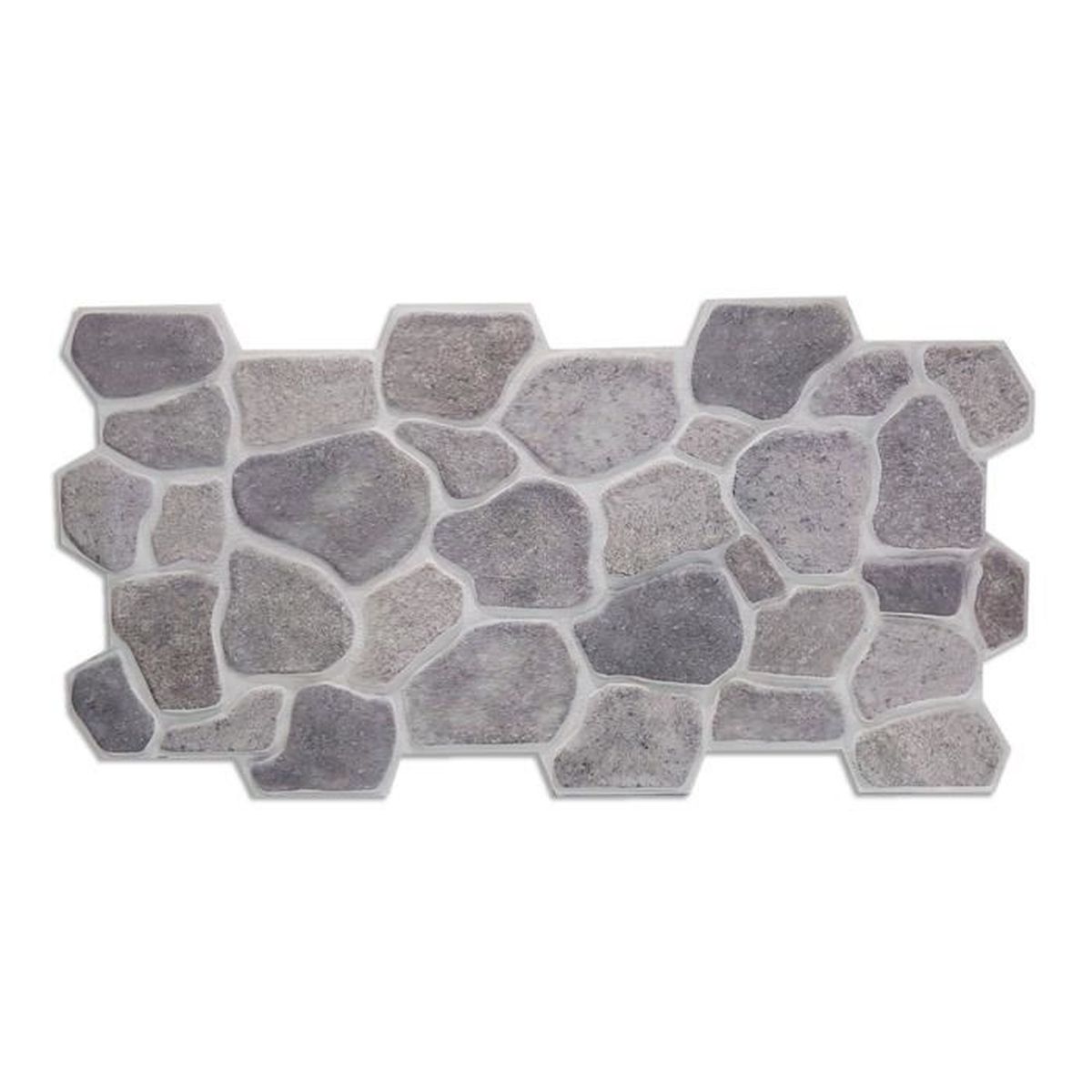 Pierre blanche imitation pierre en EPS résine épaisseur 2 cm dimensions 100 x 50 cm 