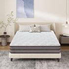 YIDATONG Matelas 140x190 cm - Epaisseur 23 cm - Confort luxe et ultra-respirant - Mousse à mémoire de forme + Latex - Ressorts ensachés