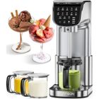 Sorbetière Machine à Granité - ICYTREAT - Capacité 1,6L - 12 Programmes - Machine à Glace - Affichage LED - 3 bols inclus