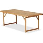 Table de jardin pliable - 210x90cm- Eucalyptus FSC - Charly BOCARNEA