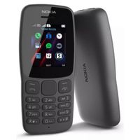 Téléphone portable NOKIA 106 Noir - Réseau 2G - Dual SIM - Radio FM - Écran 1,8 pouces