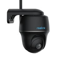 Reolink Caméra Surveillance Extérieure 2K,Pan 355° & Tilt 140°, Batterie,WiFi 2,4/5 GHz, Vision Nocturne,Détectio,Argus PT 4MP-Noir