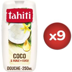 GEL - CRÈME DOUCHE Pack de 3 - Lot de Gels douche Tahiti coco & huile de coco