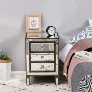 Table De Chevet Miroir Achat Vente Pas Cher