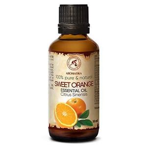 HUILE ESSENTIELLE Huile Essentielle Orange Douce 50ml - Citrus Sinensis - Brasil - 100% Naturelle Pure - Huile de Orange - pour Aromathérapie -