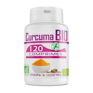 COMPLEMENTS ALIMENTAIRES - VIEILLISSEMENT Curcuma Bio - 400 mg - 120 comprimés