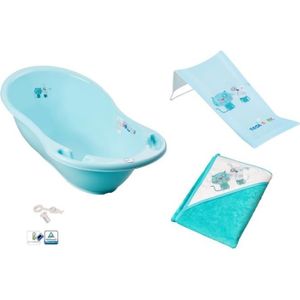 Transat de bain indispensable pour le bain de b/éb/é enfant nouveau-n/é si/ège couleur jaune th/ème Chien et Chat