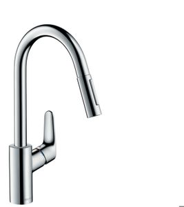 noir brossé chrome Robinet de cuisine Hansgrohe Cento KHM 04571345 HighArc 