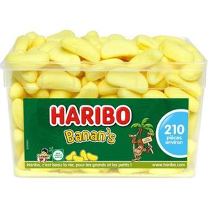 BONBONS ACIDULÉS HARIBO Bac 210 Banan's